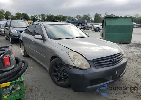 2005 Infiniti G35 z USA, uszkodzony, nr VIN JNKCV51E65M222806